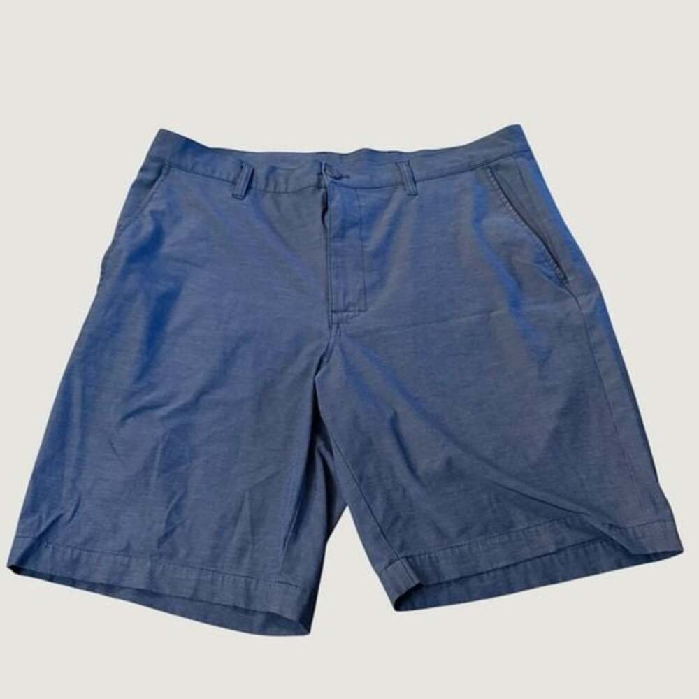 Callaway‎ Mens Blue Heathered Golf Shorts Flat Front Performance Size 36